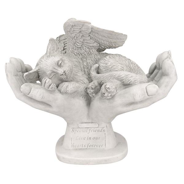 Design Toscano In God's Hands Cat Memorial Statue KY69909